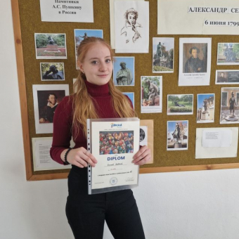 Do celostátního kola soutěže v ruštině se probojovala další studentka z Gymnázia Velké Pavlovice